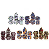 Semi-Precious Dice Bundle (3 Sets + D20)