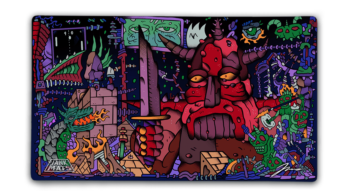 Set, Match, Battle! Playmat