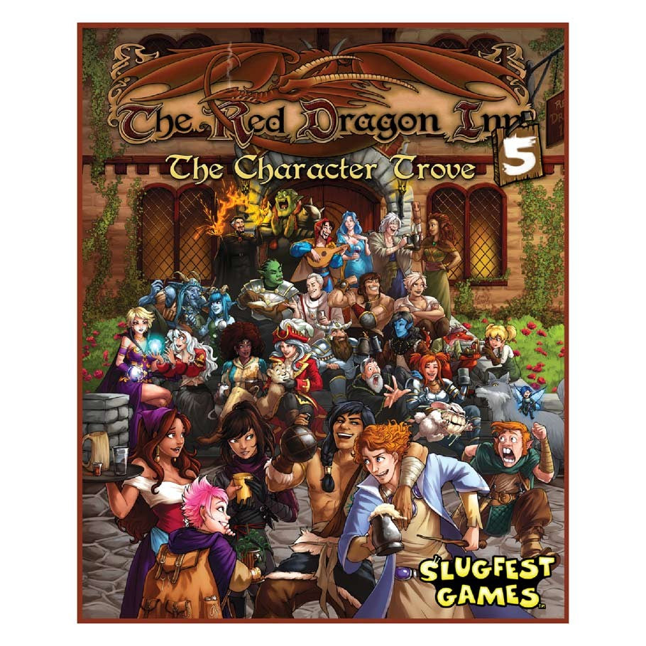 The Red Dragon Inn 5 Character Trove - Party Card Game with Storage