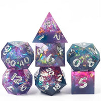 Sharp Resin Handmade Dice Set