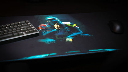 "Shh" — Rust Deskmat