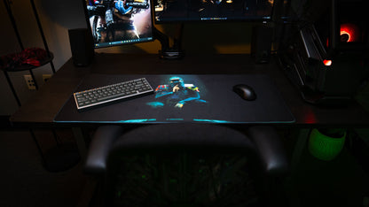"Shh" — Rust Deskmat
