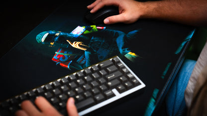 "Shh" — Rust Deskmat