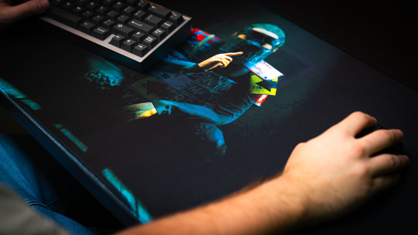 "Shh" — Rust Deskmat