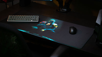 "Shh" — Rust Deskmat
