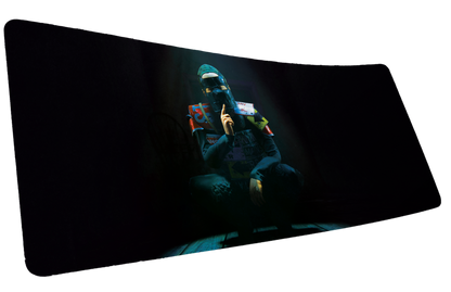 "Shh" — Rust Deskmat