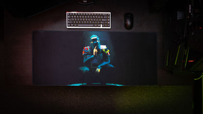 "Shh" — Rust Deskmat