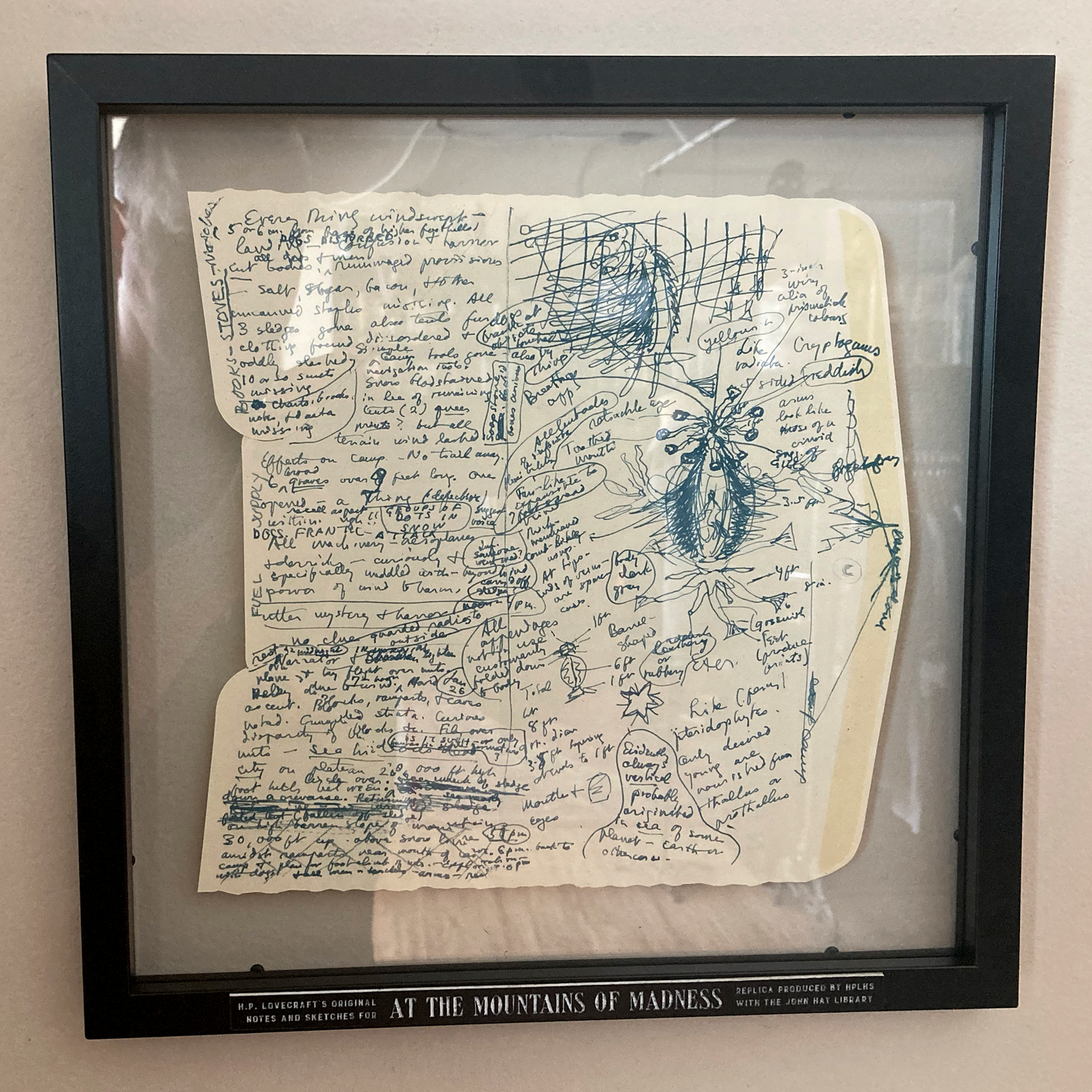 Mountains of Madness Sketch Replica