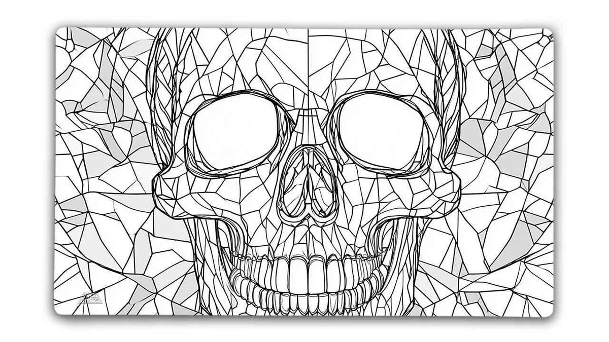Skull | Color Your Own Playmat Set