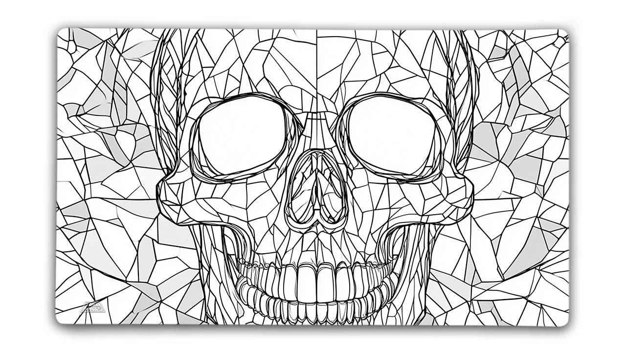 Skull | Color Your Own Playmat Set