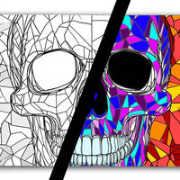 Skull | Color Your Own Playmat Set