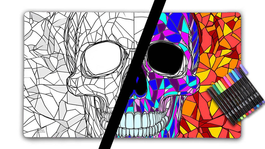 Skull | Color Your Own Playmat Set
