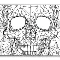 Skull | Color Your Own Playmat Set