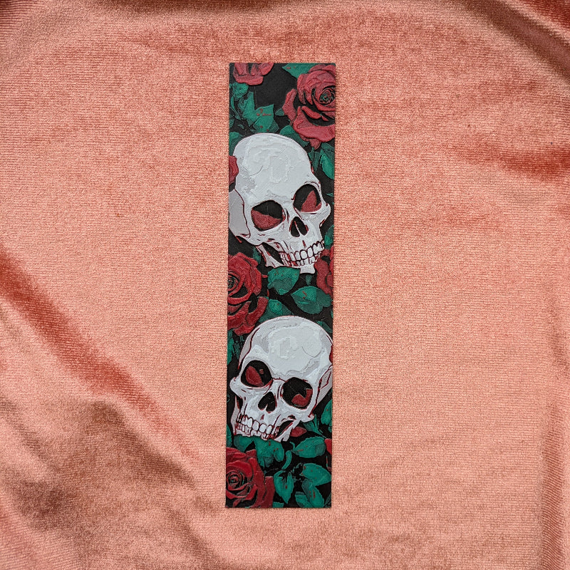 Rose & Skull Bookmark | Gothic Reader Gift