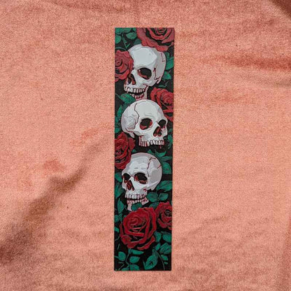 Rose & Skull Bookmark | Gothic Reader Gift