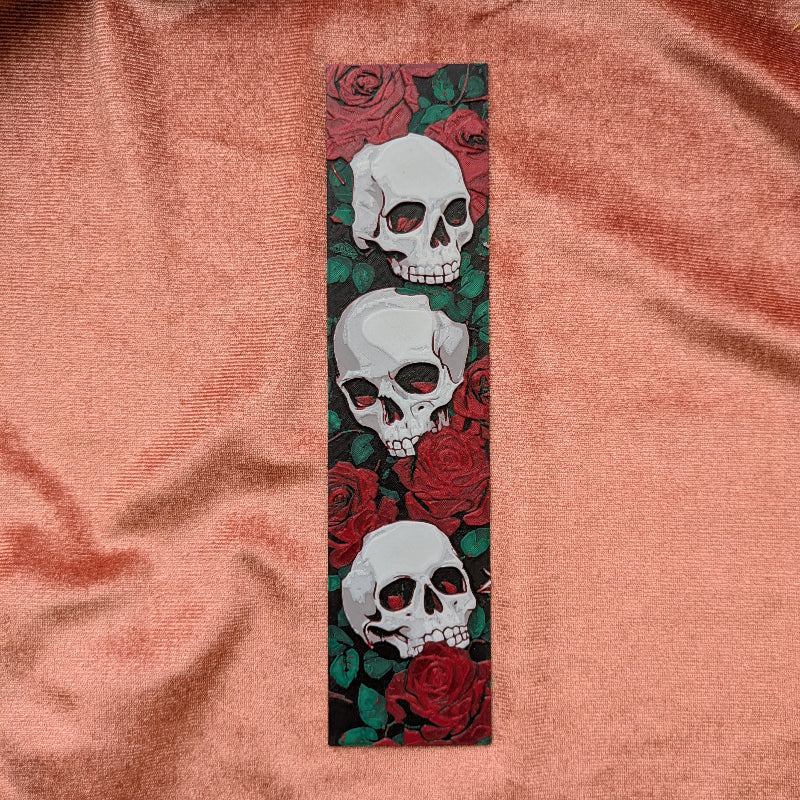 Rose & Skull Bookmark | Gothic Reader Gift