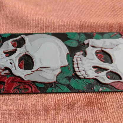 Rose & Skull Bookmark | Gothic Reader Gift