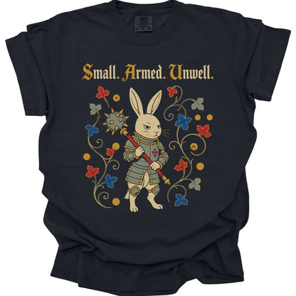 Small Armed Unwell T-Shirt - Comfort Colors