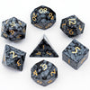 Snowflake Gemstone Dice Set