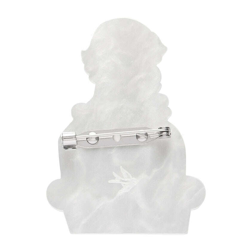 Socratic Method Brooch – Limited-Run Socrates Layered Resin Pin, Greek Odyssey Collection