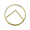 Stylish Gold Paper Clips - Unique Geometric & Decorative Designs (20 PCS)