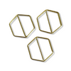 Stylish Gold Paper Clips - Unique Geometric & Decorative Designs (20 PCS)