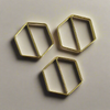 Stylish Gold Paper Clips - Unique Geometric & Decorative Designs (20 PCS)