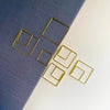 Stylish Gold Paper Clips - Unique Geometric & Decorative Designs (20 PCS)
