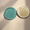 Elegant Floral Wax Seal Stamp - Botanical Design for Invitations & Crafts