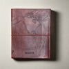Extra Large World Map 14x11 Handmade Leather Journal