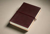 Rustic Dark Brown 5x7 Leather Journal - Unlined & Tree-Free Paper