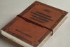 Alice In Wonderland Leather Journal - "I Can't Go Back to Yesterday" Quote