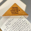 Square Leather Bookmarks