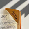 Square Leather Bookmarks