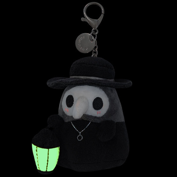 Squishable Plague Doctor (Micro) – 3" Glow-in-the-Dark Clip-On Plush