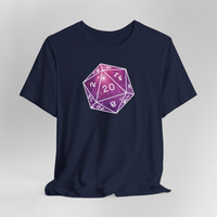 Stars Nebula D20 Dice Shirt