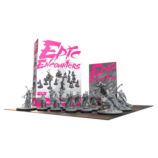 Epic Encounters: Palace of the Drow Queen - 5E Warband Box with 18 Miniatures