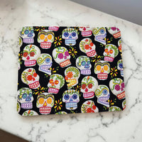 Sugar Skull themed desk set, mouse pad, coaster