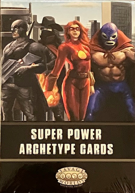 Super Powers Archetype Cards (Savage Worlds)