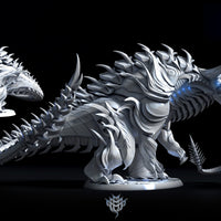 Tarrasques of Chromium - Biomechanical Tarrasque Miniature