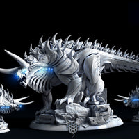 Tarrasques of Chromium - Biomechanical Tarrasque Miniature