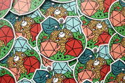 Tea Party D20 Sticker and Magnet
