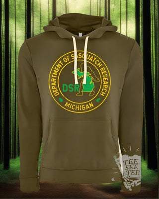 Department of Sasquatch Research(Michigan)™ Hoodie | Tee See Tee Exclusive
