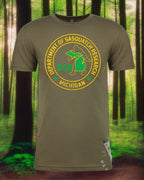 Department of Sasquatch Research(Michigan)™ Unisex T-Shirt | Tee See Tee Exclusive