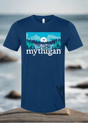 Mythigan™ Unisex T-Shirt(Cool Blue) | A Tee See Tee Exclusive!