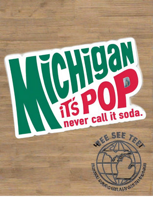 Pop Never Soda™ Sticker | Tee See Tee