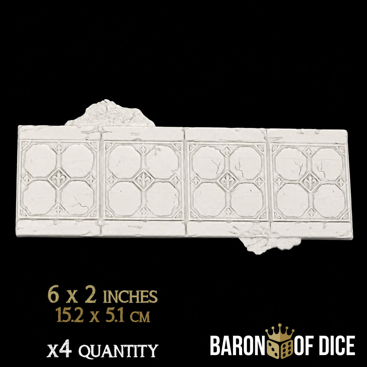 Cathedral of the Martyrs | 11e Terrain Template Set | Shipping Excluded