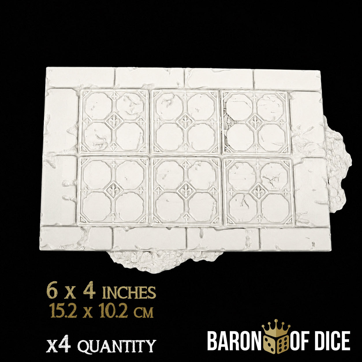 Cathedral of the Martyrs | 11e Terrain Template Set | Shipping Excluded