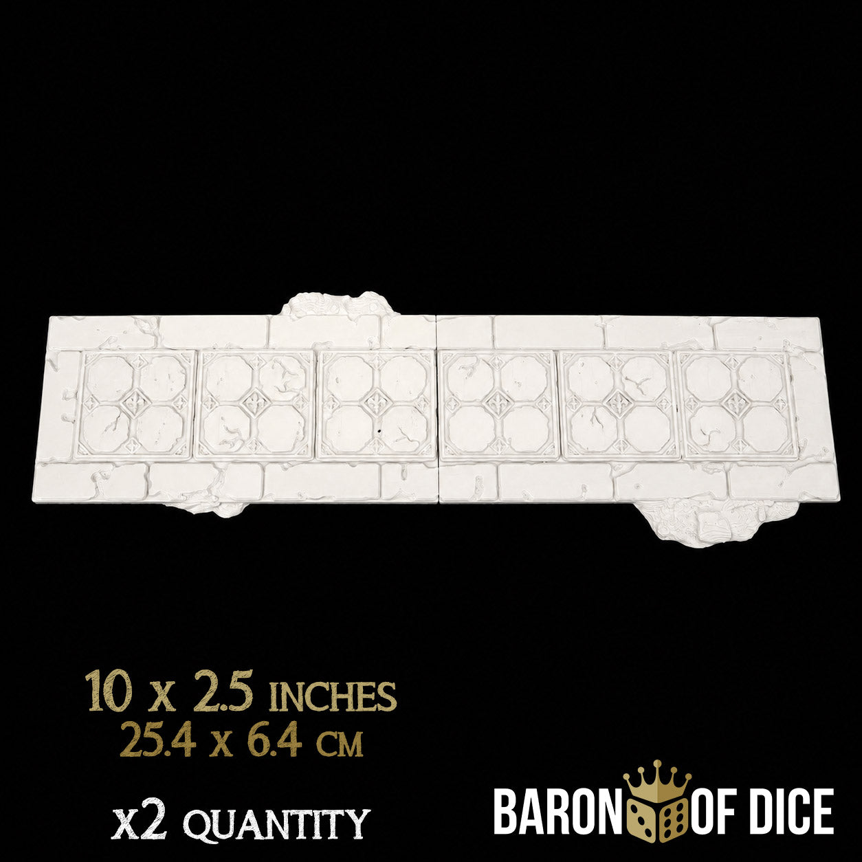 Cathedral of the Martyrs | 11e Terrain Template Set | Shipping Excluded