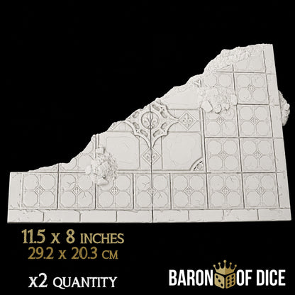 Cathedral of the Martyrs | 11e Terrain Template Set | Shipping Excluded